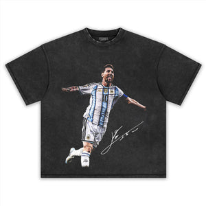 LEO MESSI - HAT TRICK TANK TOP & TEE & LONG SLEEVE & LAYERED LS & HOODIE