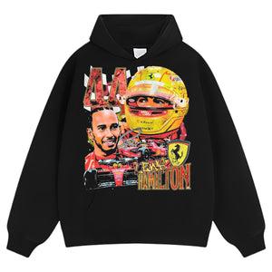 LEWIS HAMILTON VINTAGE-STYLE TEE & LS & HOODIE