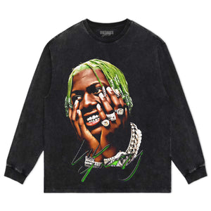 LIL YATCHY GREEN FACE TEE & LS & HOODIE