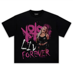 LIV MORGAN XOXO SPRAY PAINT TANK TOP & TEE & LONG SLEEVE & LAYERED LS & HOODIE