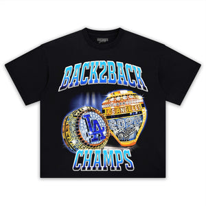 LOS ANGELES DODGERS & BACK2BACK TEE & LS & HOODIE