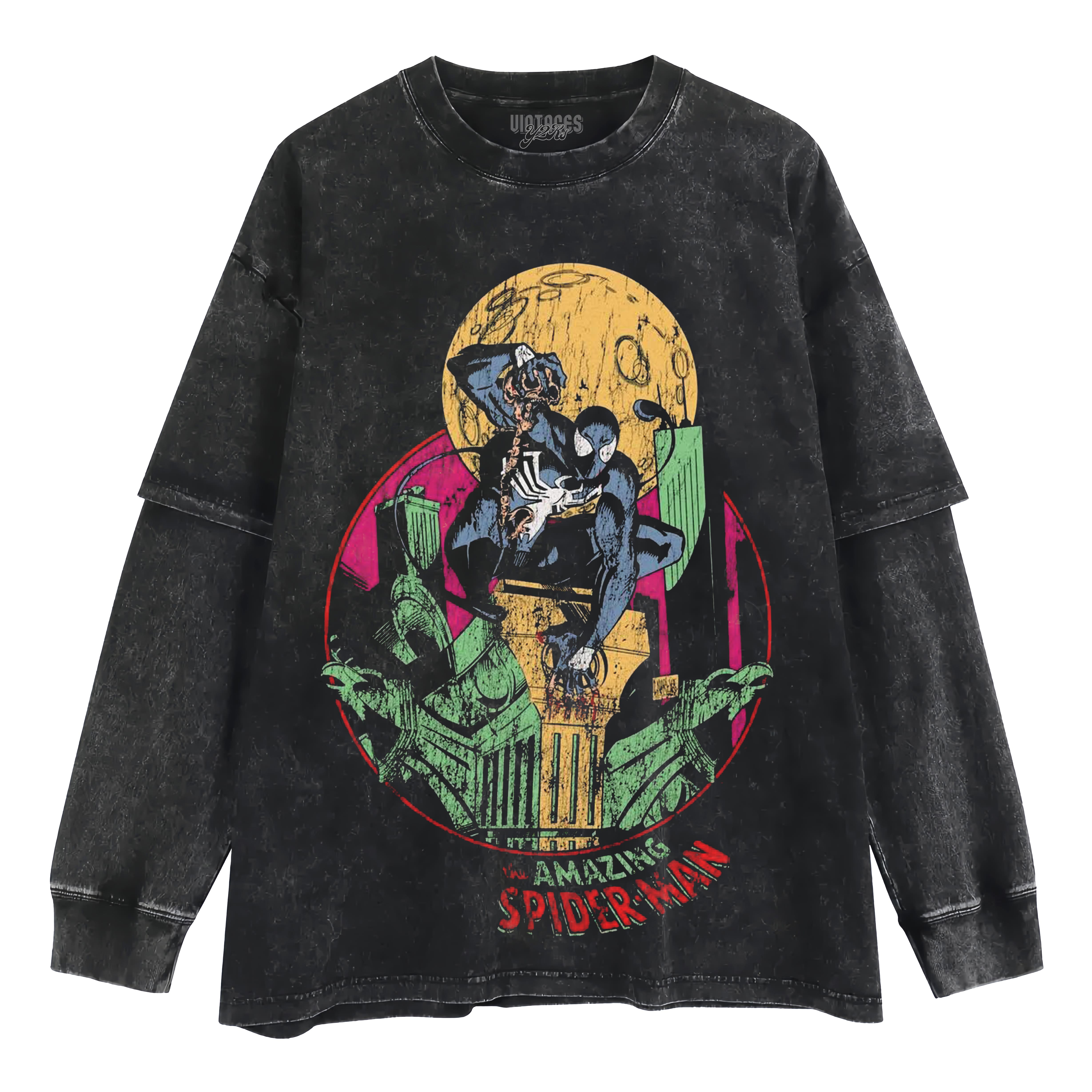 LUNAR LUNACY - SPIDER MAN LAYERED LONG SLEEVE