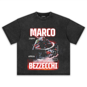 MARCO BEZZECCHI VINTAGE MOTOGP V2 TANK TOP & TEE & LONG SLEEVE & LAYERED LS & HOODIE