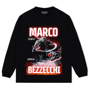 MARCO BEZZECCHI VINTAGE MOTOGP V2 TANK TOP & TEE & LONG SLEEVE & LAYERED LS & HOODIE