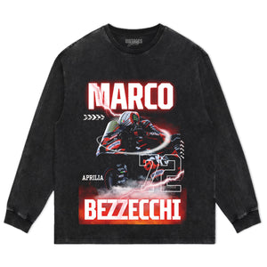 MARCO BEZZECCHI VINTAGE MOTOGP V2 TANK TOP & TEE & LONG SLEEVE & LAYERED LS & HOODIE