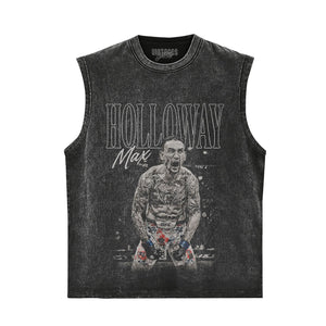 MAX HOLLOWAY VINTAGE MMA FIGHTER TANK TOP & TEE & LONG SLEEVE & LAYERED LS & HOODIE