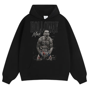 MAX HOLLOWAY VINTAGE MMA FIGHTER TANK TOP & TEE & LONG SLEEVE & LAYERED LS & HOODIE