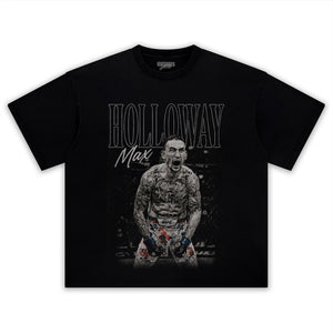 MAX HOLLOWAY VINTAGE MMA FIGHTER TANK TOP & TEE & LONG SLEEVE & LAYERED LS & HOODIE