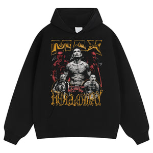 MAX HOLLOWAY VINTAGE MMA FIGHTER V3 TANK TOP & TEE & LONG SLEEVE & LAYERED LS & HOODIE
