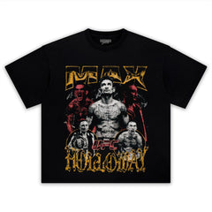 MAX HOLLOWAY VINTAGE MMA FIGHTER V3 TANK TOP & TEE & LONG SLEEVE & LAYERED LS & HOODIE