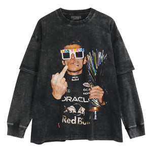 MAX VERSTAPPEN 2026 MIDDLE FINGER TANK TOP & TEE & LONG SLEEVE & LAYERED LS & HOODIE