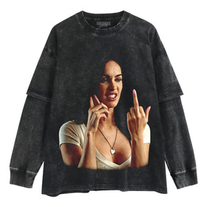 MEGAN FOX PHONE TANK TOP & TEE & LONG SLEEVE & LAYERED LS & HOODIE