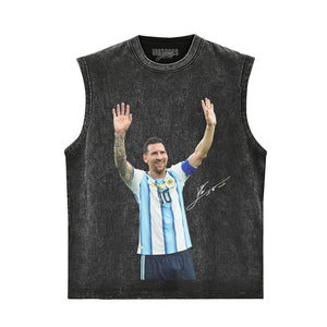 MESSI - BREAKS WORLD CUP GOALS RECORD V2 TANK TOP & TEE & LONG SLEEVE & LAYERED LS & HOODIE