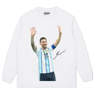 MESSI - BREAKS WORLD CUP GOALS RECORD V2 TANK TOP & TEE & LONG SLEEVE & LAYERED LS & HOODIE