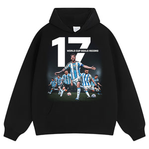 MESSI WORLD CUP GOALS RECORD TANK TOP & TEE & LONG SLEEVE & LAYERED LS & HOODIE
