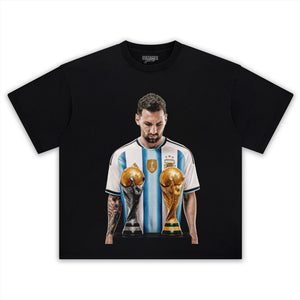 MESSI - FIFA WORLD CUP TROPHY TANK TOP & TEE & LONG SLEEVE & LAYERED LS & HOODIE