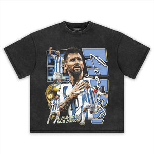 MESSI - GOAT V2 TANK TOP & TEE & LONG SLEEVE & LAYERED LS & HOODIE