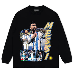 MESSI - GOAT V3 TANK TOP & TEE & LONG SLEEVE & LAYERED LS & HOODIE