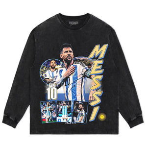 MESSI - GOAT V3 TANK TOP & TEE & LONG SLEEVE & LAYERED LS & HOODIE