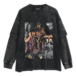 MESSI & RONALDINHO DUO TANK TOP & TEE & LONG SLEEVE & LAYERED LS & HOODIE