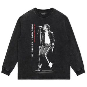 MICHAEL JACKSON BAD WORLD TOUR TANK TOP & TEE & LONG SLEEVE & LAYERED LS & HOODIE
