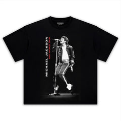 MICHAEL JACKSON BAD WORLD TOUR TANK TOP & TEE & LONG SLEEVE & LAYERED LS & HOODIE