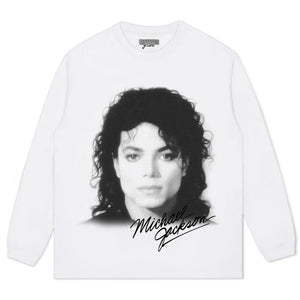 MICHAEL JACKSON SIGNED PHOTO V4 TEE & LONG SLEEVE