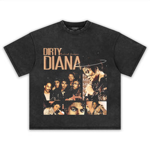 MICHAEL JACKSON - DIRTY DIANA TANK TOP & TEE & LONG SLEEVE & LAYERED LS & HOODIE