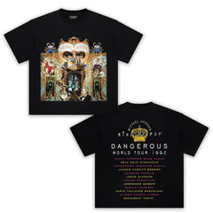 MICHAEL JACKSON DANGEROUS WORLD TOUR TANK TOP & TEE