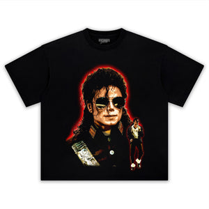 MICHAEL JACKSON KING OF POP TANK TOP & TEE & LONG SLEEVE & LAYERED LS & HOODIE