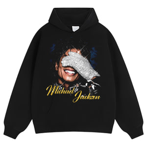 MICHAEL JACKSON KING OF POP V2 TANK TOP & TEE & LONG SLEEVE & LAYERED LS & HOODIE
