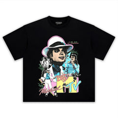 MICHAEL JACKSON KING OF POP V3 TANK TOP & TEE & LONG SLEEVE & LAYERED LS & HOODIE