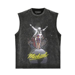 MICHAEL JACKSON KING OF POP Ⅰ V4 TANK TOP & TEE & LONG SLEEVE & LAYERED LS & HOODIE