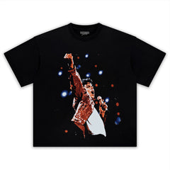MICHAEL JACKSON KING OF POP V4 TANK TOP & TEE & LONG SLEEVE & LAYERED LS & HOODIE