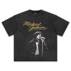 MICHAEL JACKSON KING OF POP V5 TANK TOP & TEE & LONG SLEEVE & LAYERED LS & HOODIE
