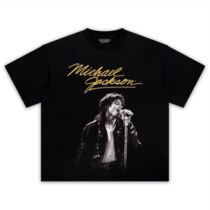 MICHAEL JACKSON KING OF POP V5 TANK TOP & TEE & LONG SLEEVE & LAYERED LS & HOODIE