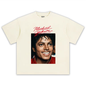 MICHAEL JACKSON SIGNED PHOTO TANK TOP & TEE & LONG SLEEVE & LAYERED LS & HOODIE