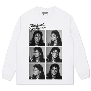 MICHAEL JACKSON SIGNED PHOTO V2 TEE & LONG SLEEVE