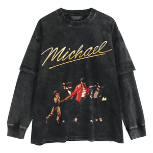 MICHAEL JACKSON Ⅱ V2 TANK TOP & TEE & LONG SLEEVE & LAYERED LS & HOODIE