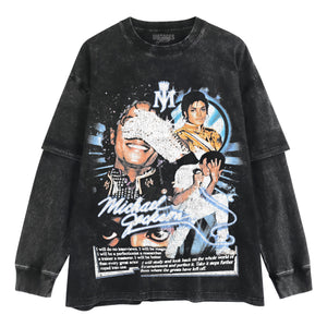 MICHAEL JACKSON VINTAGE VI TANK TOP & TEE & LONG SLEEVE & LAYERED LS & HOODIE