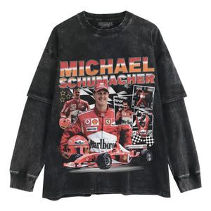 MICHAEL SCHUMACHER RETRO TANK TOP & TEE & LONG SLEEVE & LAYERED LS & HOODIE