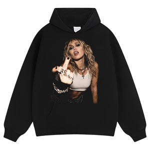 MILEY - MIDDLE FINGER TANK TOP & TEE & LONG SLEEVE & LAYERED LS & HOODIE