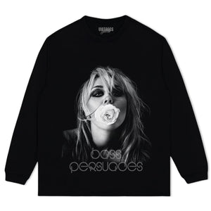 MILEY CYRUS & BASS PERSUADES TANK TOP & TEE & LONG SLEEVE & LAYERED LS & HOODIE