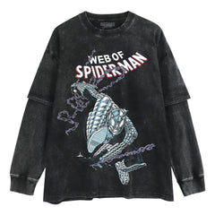 MK 1 - SPIDER MAN LAYERED LONG SLEEVE