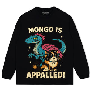 MONGO IS APPALLED! DUNGEON CRAWLER CARL TEE & LS & HOODIE