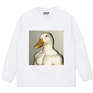 MUSCLE GOOSE MEME TEE & LS & HOODIE