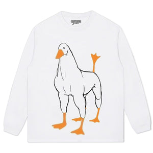 MUSCLE GOOSE TEE & LS & HOODIE