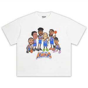 NEW YORK 2026 CHAMPION CARTOON TANK TOP & TEE & LONG SLEEVE & LAYERED LS & HOODIE