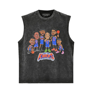 NEW YORK 2026 CHAMPION CARTOON TANK TOP & TEE & LONG SLEEVE & LAYERED LS & HOODIE