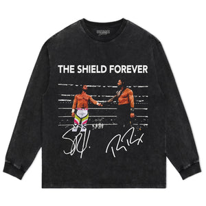 OFFICIAL 2026 THE SHIELD FOREVER ROMAN REIGNS AND SETH ROLLINS TANK TOP & TEE & LONG SLEEVE & LAYERED LS & HOODIE
